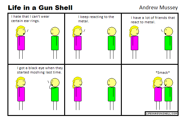 My friends react to metal